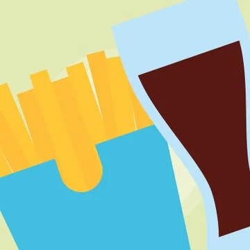 Fast food design Stock Illustration