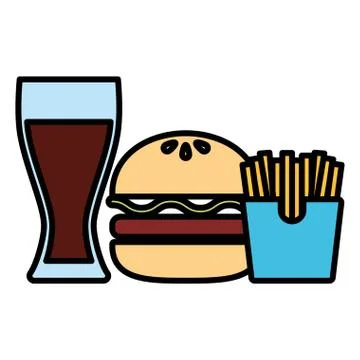 Fast food design Stock Illustration