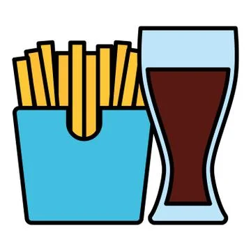 Fast food design Illustrazione stock