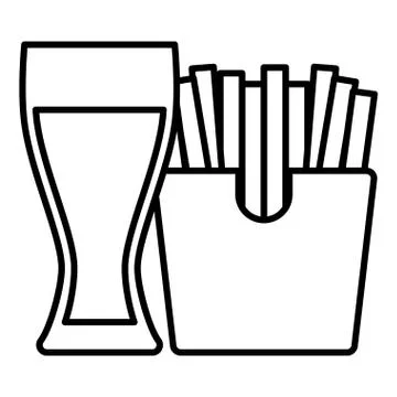 Fast food design Illustrazione stock