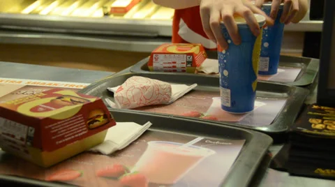 Fast food Vídeo Stock 33412148