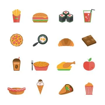 Fast food Stock Illustration