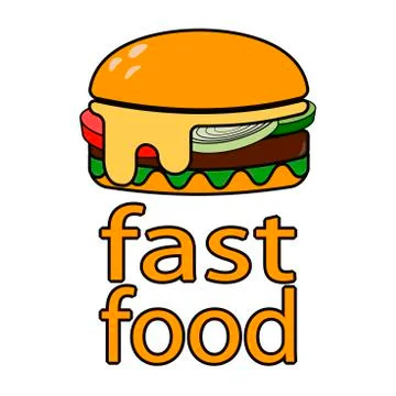 Fast Food Illustrazione stock
