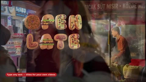 Fast Food Letters | 3D Burger, Pizza & Fries Text Animation Toolkit ...