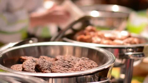 Fast food, many kind of meat 스톡 동영상 59086310