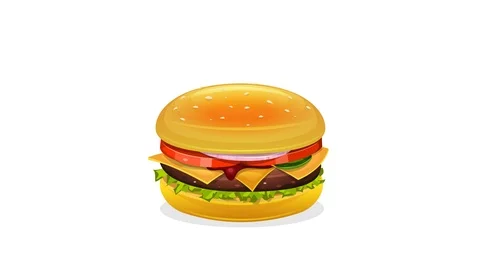 Fast Food Menu Background Stock Footage 111826651