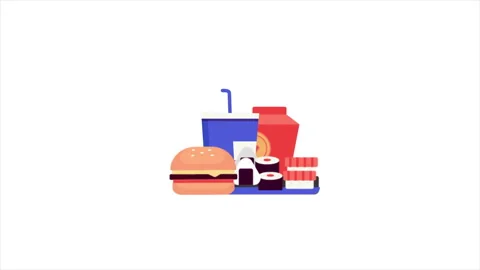 Fast Food Menu Stock Footage 219557096
