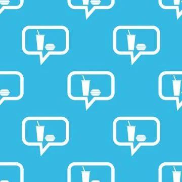 Fast food message pattern Stock Illustration