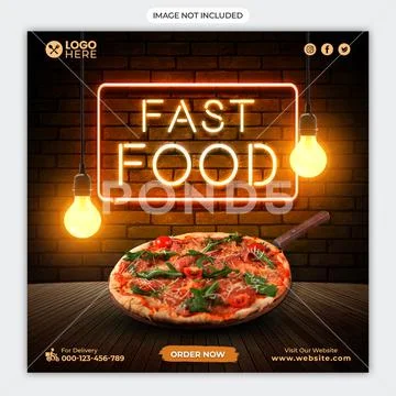 Fast food PSD Template