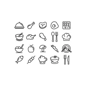 Fast food vector graphics Stock Illustration
