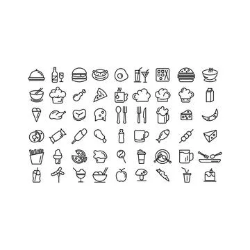 Fast food vector graphics Stock Illustration