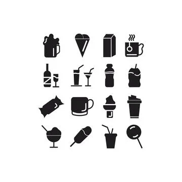 Fast food vector graphics. Illustrazione stock