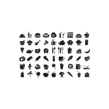 Fast food vector graphics. Stock Illustration