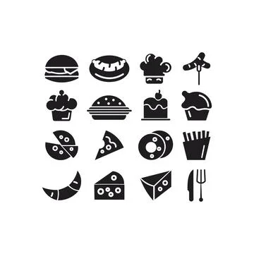 Fast food vector graphics Stock Illustration