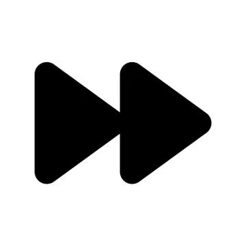 Fast Forward 1 System Icon Stock-Illustration