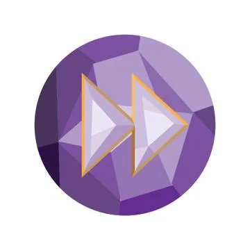 Fast Forward Button Stock Illustration