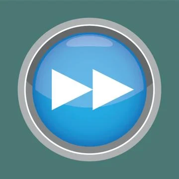 Fast Forward Button Illustrazione stock