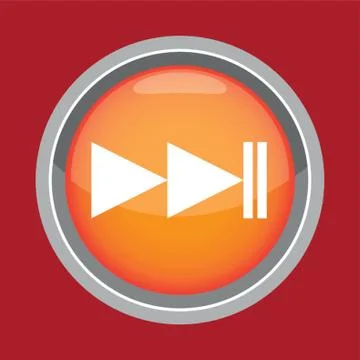 Fast Forward Button Illustrazione stock