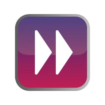 Fast Forward Button Illustrazione stock