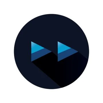 Fast Forward Button Illustrazione stock