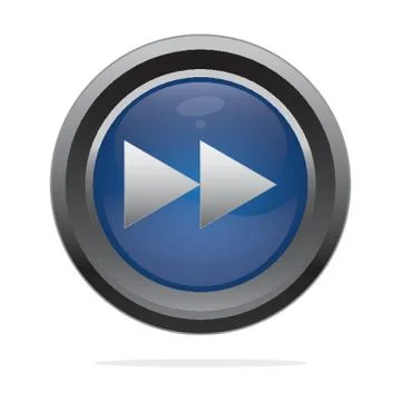 Fast Forward Button Illustrazione stock