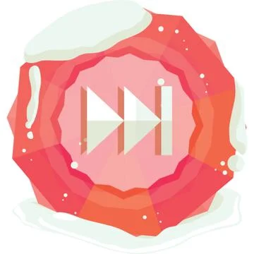 Fast Forward Button Illustrazione stock