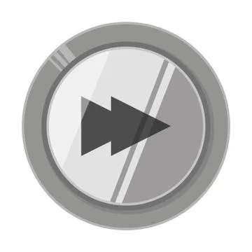 Fast Forward Button Stock Illustration