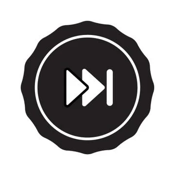 Fast Forward Button Illustrazione stock