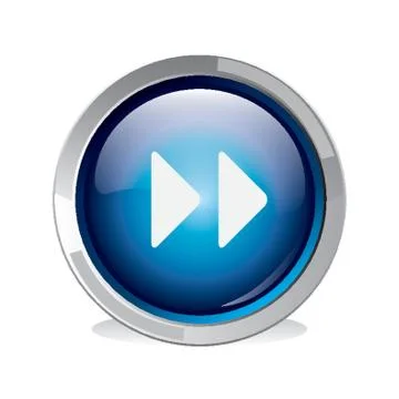 Fast Forward Button Illustrazione stock