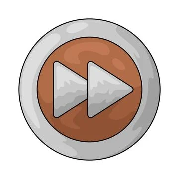 Fast Forward Button illustration Stock Illustration