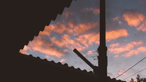 FAST FORWARD THE CLOUDS Stock Footage 93624670