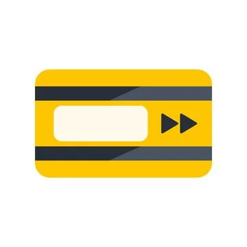 Fast forward payment card processing transaction icon Stock Illustration