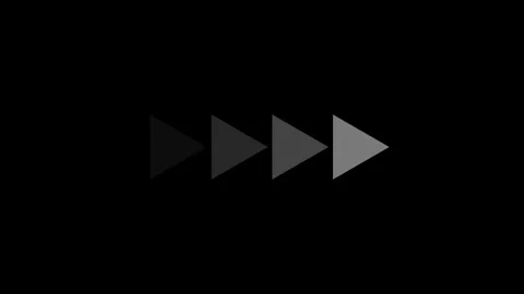 Fast forward progress arrows motion graphics. 库存影片 331897552