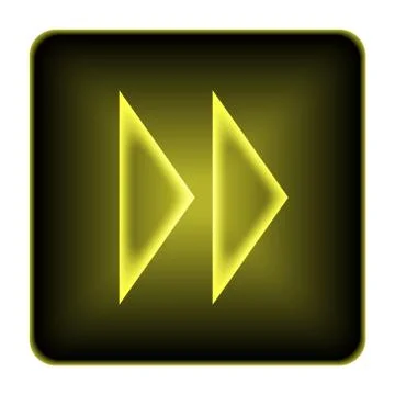 Fast forward sign icon. internet button on white background.. Stock Illustration
