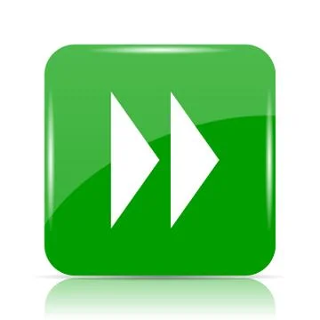 Fast forward sign icon. Internet button on white background.. Stock Illustration
