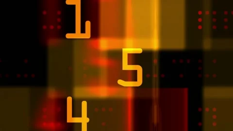 Fast frantic high speed numbers Stock Footage 160260443