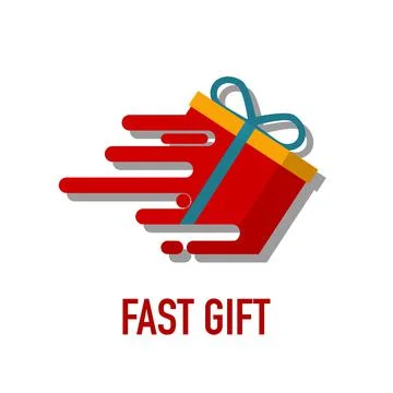 Fast gift Illustrazione stock