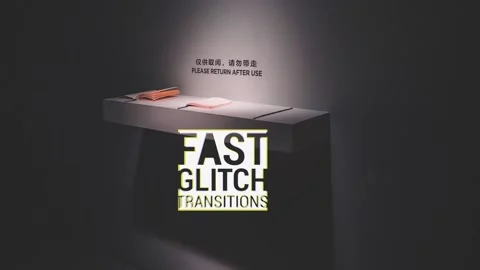 Fast Glitch Transitions Stock After Effects