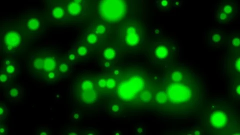 Fast Green Dark Dynamic Particles Rotating Abstract Motion Background Loop Stock Footage 100530580