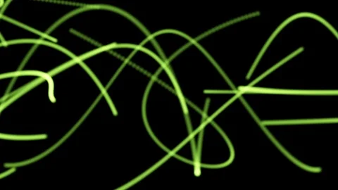 Fast green lines Stock Footage 76027299