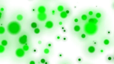Fast Green White Dynamic Particles Rotating Abstract Motion Background Loop Video stock 100531298