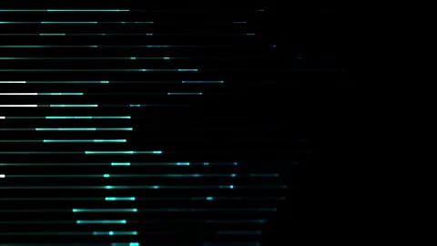 Fast horizontal blue light streaks Stock-Footage 342582612