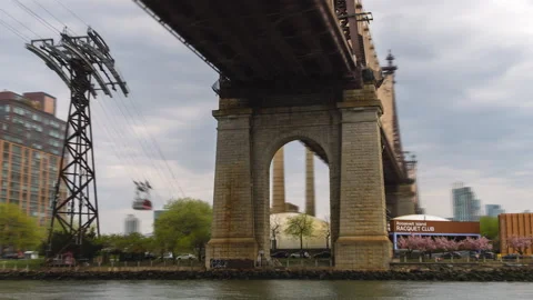 Fast Hyperlapse Queensboro Bridge Stock Footage 239577474