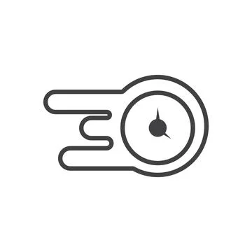 Fast icon vector Stock Illustration