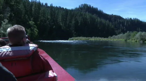 Fast Jet Boat Stock Footage 545383