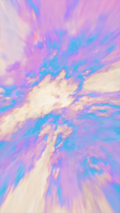 Fast journey through an abstract sky Stock Footage 329297439