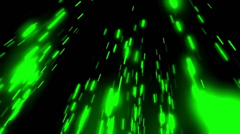 Fast Light Streaks Green Loopable Background Stock Footage 65175864