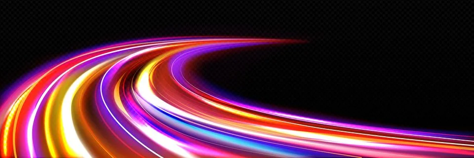 Fast line effect, speed motion light background Stock Illustration