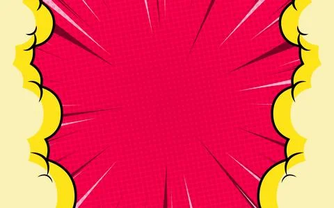 Fast line manga comic background with abstract color explosion anime frame .. Illustrazione stock