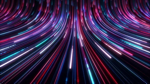 Fast Lines Of Light Stock Footage 252822542